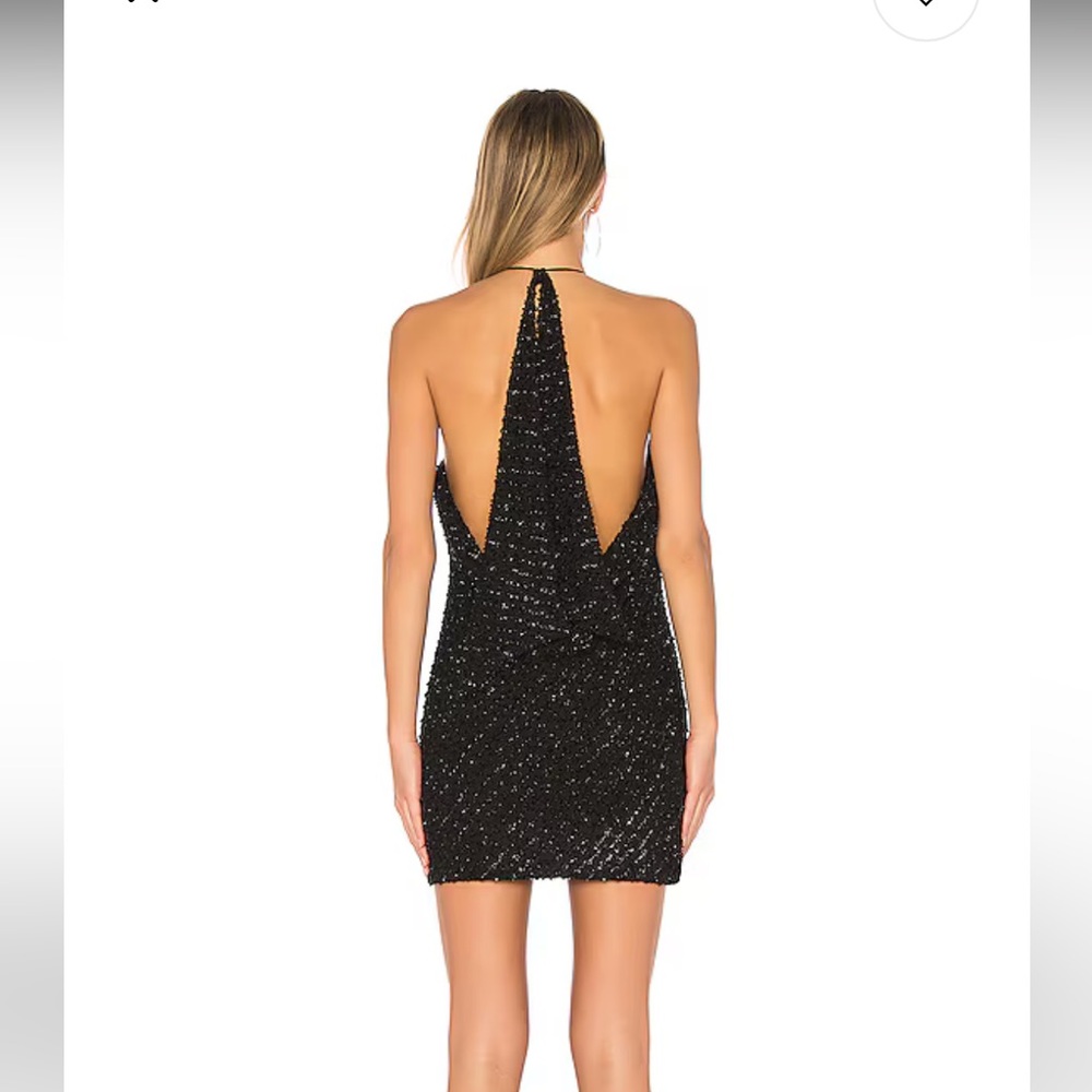 Revolve NBD Flora Dress in Black - Picture 4 of 8